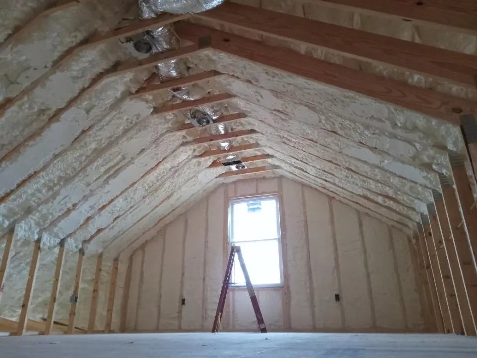 Spray foam roofing application for Crawl Space Insulation project in Walker
